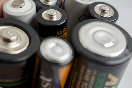 数種類の電池